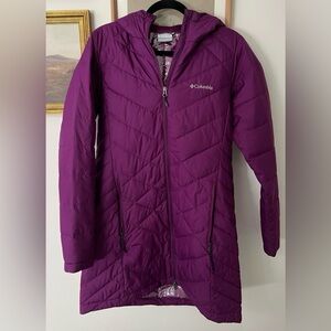 Columbia Women's Rich Purple Puffer Coat